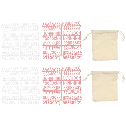 Lettres en plastique PATIKIL pour tableau en feutre, fixations stables et sangle de restriction