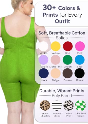 Image of STRETCH IS COMFORT Womens Plus Size Tank Unitard Athletic Rompers For Women