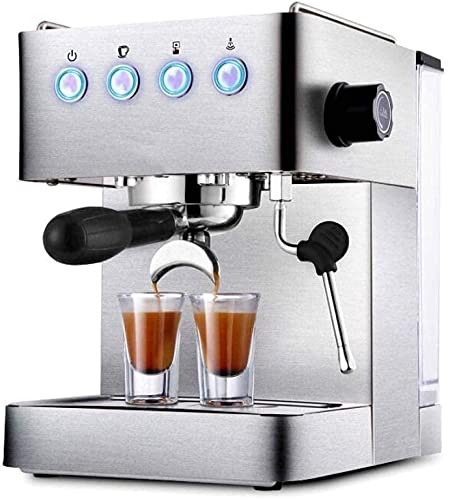 Cafetera semiautomática de acero inox 15 tazas