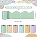 Fuutreo 6 Rolls 196. 8 ft Bulletin Board Borders, Colorful Scalloped Border Trim for Whiteboard, Cork, Posterboard Summer Bulletin Board Decor for Classroom Back to School Office Home(Boho Pastel)