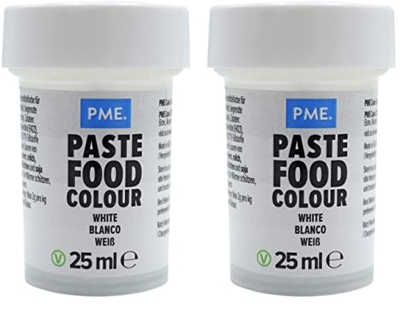 PME Paste Colour Arctic White 25 g (Pack of 2)