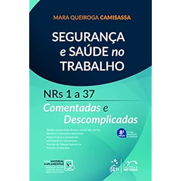 Capa do livro Segurança e Saúde no Trabalho - NRs 1 a 37 Comentadas e Descomplicadas
