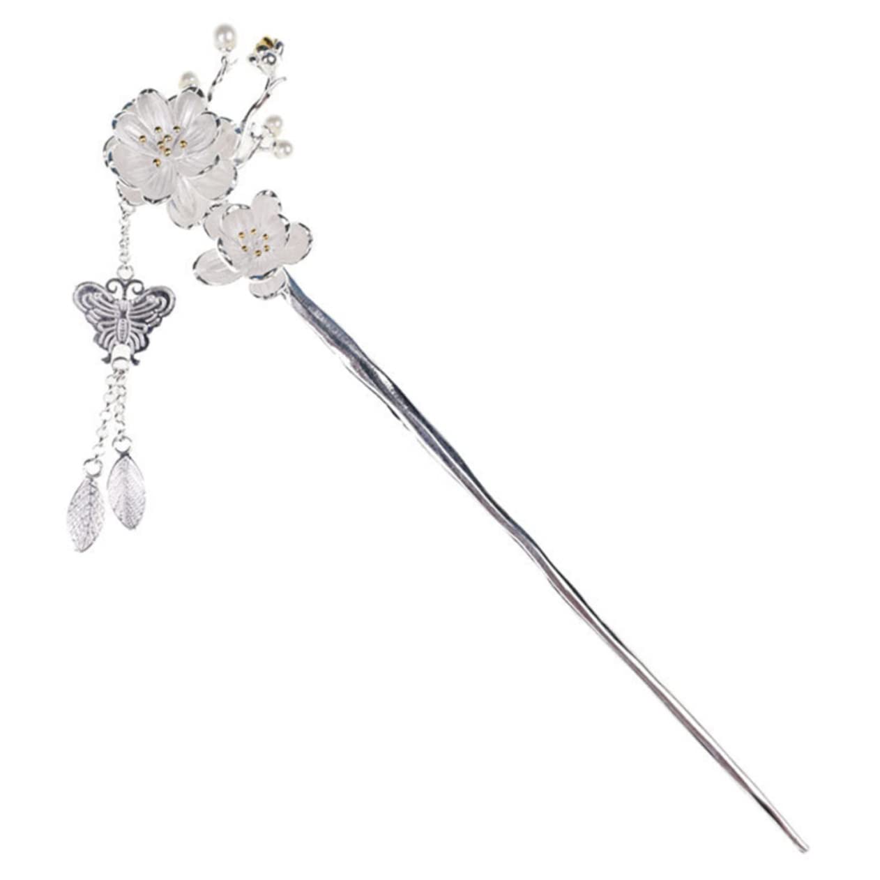 FRCOLOR 5st Haarnadel Haarnadel Haarstäbchen Für Frauen Haarstift Für Frauen Haarschmuck Für Hochzeit Quaste Haar Essstäbchen Formell Haarstock Braut Blumenhaar Klassisch Legierung