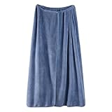 LONTG Sauna Frottee Kilt Damen Saunahandtuch Klettverschluss Badetuch Gro...