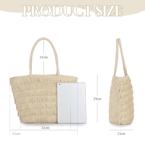 Bolso playero grande casual para mujer miniatura 4