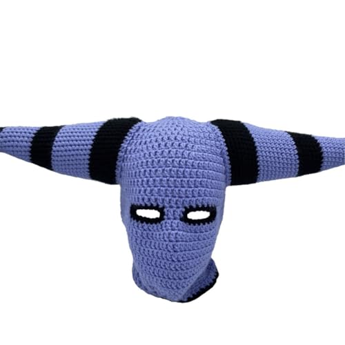 Cagoule tissée à la main en maille thermique pour sport et fête