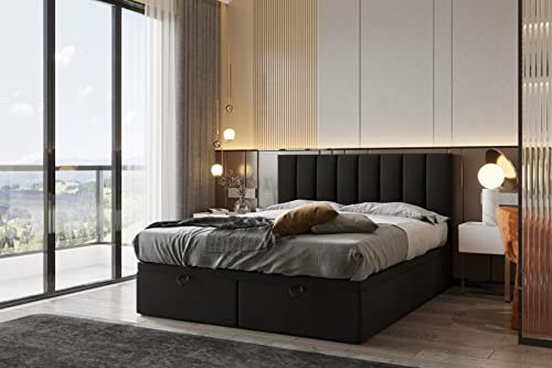 TRADA Boxspringbett Bond - Bett mit Matratze und Bettkasten - Boxspringbett...