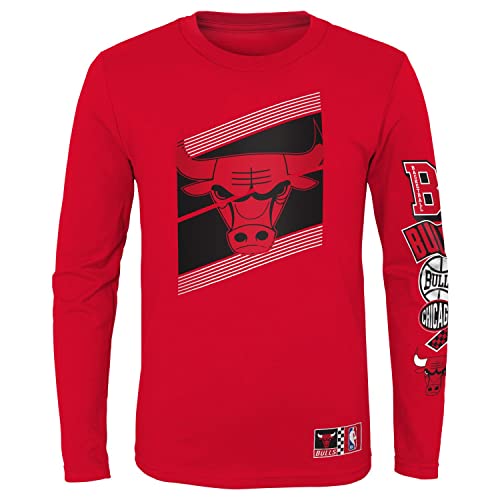 OuterStuff NBA Kids manga larga - Chicago Bulls rojo - 170-180 (EE. UU. 18-20) Cover
