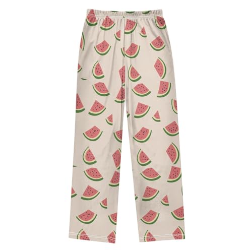 Pajama Bottoms, Pajamas Long Pant Cartoon Watermelons Lounge Wear Casual Sleep Pants Soft Pjs Sleepwear2