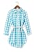 Chelsea Apparel- Girls Plaid Gingham Check Print Belted Dress MD1872-3