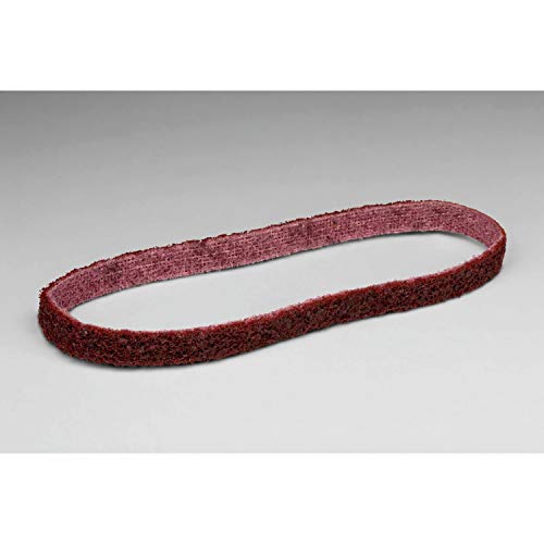 3M Scotch-Brite Surface Conditioning Low Stretch Belt, 1 in x 11 in, A MED, 10 per case