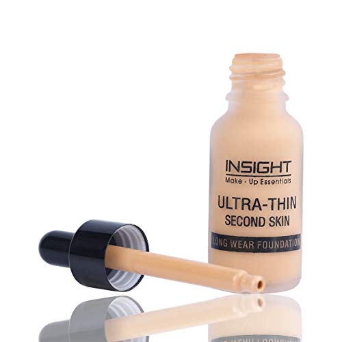 Insight Cosmetics Ultra-Thin Second Skin Long Wear Liquid Foundation | Waterproof Full Coverage Long Lasting | Light Oil Free Face Makeup| 20ml(FD28-03) - Image 2