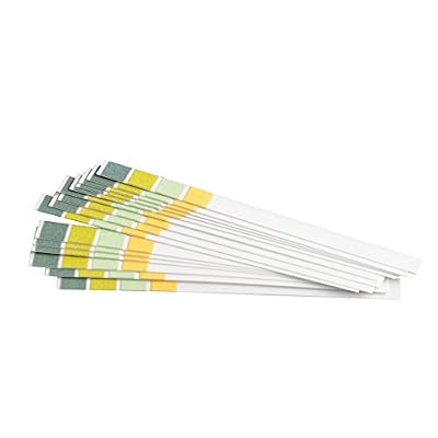 Universal 100 Pcs pH Test Strips Acid Alkaline pH Level Test Strips with Full pH Range 0-14 pH Strips for Urine, Water, Soil, Saliva, Aquarium, and Laboratory Use (Model DF001)