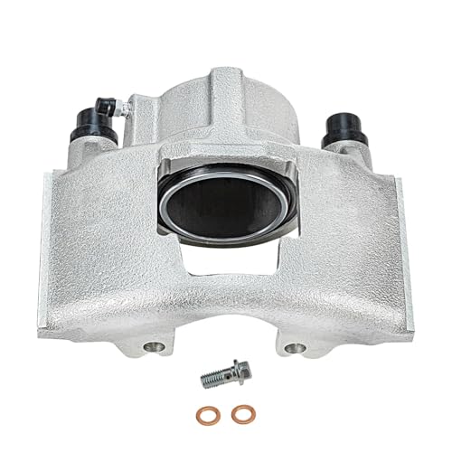 Image of Detroit Axle - Front Brake Kit for Chevrolet GMC Escalade K1500 K2500 Tahoe | Yukon Drilled & Slotted Brake Rotors Ceramic Brake Pads Brake Calipers Replacement