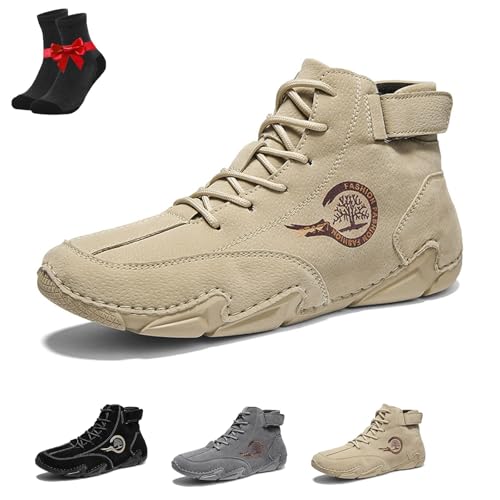 Scarpe Barefoot in Alpaca, Sneakers in Pelle, Scarpe Barefoot Ergonomiche, Scarpe Impermeabili e Traspiranti for Uomo e Donna(Beige (Thickened),36 EU)