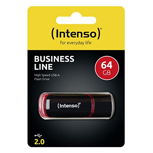 Intenso Business Line 64 GB USB-Stick USB 2.0 schwarz-rot