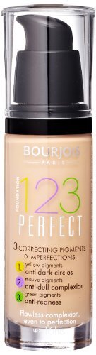 Bourjois Fond de Teint 123 Perfect Foundation for Women, # 51 Vanille Clair, 1 Ounce by Bourjois