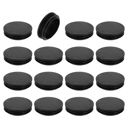 uxcell Round Plastic Plug,63mm(2.48") OD Furniture Leg Pipe Insert 16Pcs