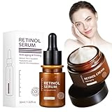 Retinol Anti Aging Gesichtscreme Essenz + Retinol Anti-Aging Gesichtscreme Retinol...