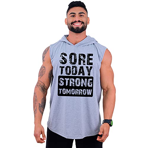 Kit 6 Regatas Machão Com Touca Longline Masculina MXD Conceito Cores Lisas Academia Treino Musculaçã