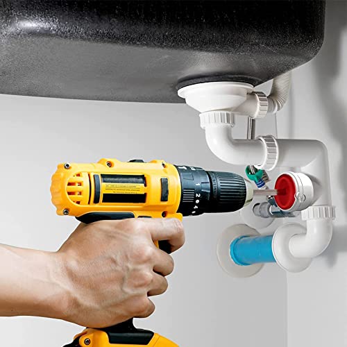 Pvc Pipe Reamer With 1-½-Inch Head Aluminum, Pvc Fitting Saver, Pvc Socket Saver With 0.315" Hex Shaft, For Water Lines, Drain Lines, Vent Lines #TOP4