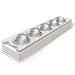 Silikomart Professional Silicone Sphere Mold, Transparent Top with 5 Cavities, Each with Hole