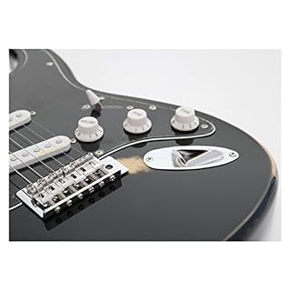 AMINIY Panneau en Acajou de Guitare de Guitare électrique avec Pick-up Guitare électrique Noir sans Couverture arrière… - Les Beatles, Paul McCartney, John Lennon, RIngo Starr, George Harrison AMINIY Panneau en Acajou de Guitare de Guitare électrique avec Pick-up Guitare électrique Noir sans Couverture arrière… – Image 7