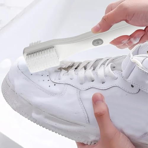 Brosse À Chaussures Électrique – Kit De Nettoyage Portable Rechargeable À Trois Niveaux, Outil À Poignée De Polissage Rotative, Appareil Compact D'entretien Des Chaussures, Méthode De Restauration De – vue 2