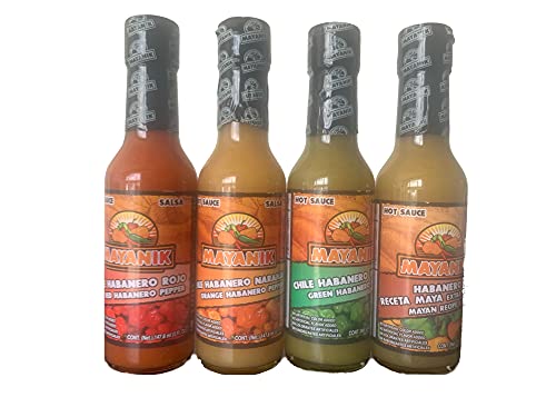 Mayanik 4 Habanero Hot Sauce Gift Pack image 2