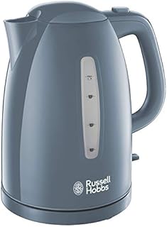 Russell Hobbs 21274 Textures Electric Kettle with Rapid Boil and Perfect Pour Spout, 1.7 Litre, Grey