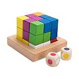 Hergestellt aus hochwertigem Holz, gefärbt mit sicheren Spielzeugfarben