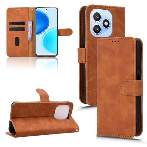 Wallet Case for Honor X8D Case with Card Holder,Flip Case PU Leather Phone Wallet Case with Wrist Strap Shockproof Protective Co