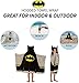 Batman Kids Soft Terry Cotton Bath / Beach / Pool Hooded Towel Wrap, 24 x 50