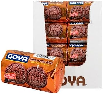 Goya Golden Maria Sandwich Cookies With Chocolate Filling - Pack Of 24