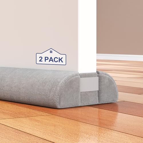 2 Pack Door Draft Stopper 36in - Grey