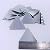 2 inch (50.8 mm) Triangle Mirror Mosaic Tile Craft Mirrors 50pcs (Silver)
