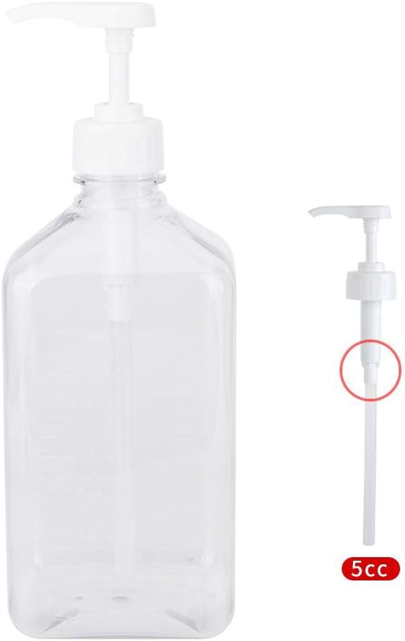 Fdit Maple Syrup and Honey Dispenser, 54 oz, Plastic Pump Bottle, Large Reusable Squeeze Container for Ketchup and Sauces