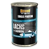 Belcando Single Protein Dose [6x400g Lachs] | Sortenreines Nassfutter für Hunde | Monoprotein Feuchtfutter