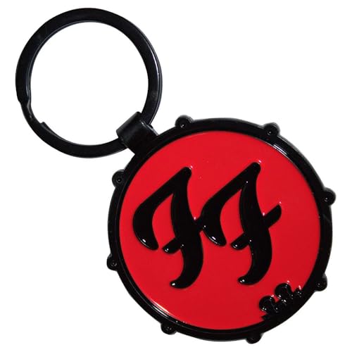Foo Fighters Ff Logo Drum Double Sided L[z_[ Keychain Size One Size