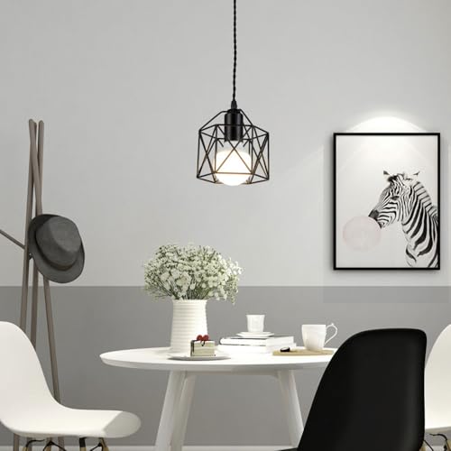 Lámparas de techo ajustables de aluminio y pantalla calada para comedor 3