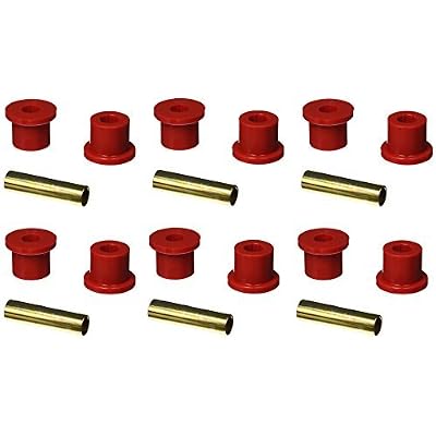 Prothane 67-87 GM Rear Spring & Shackle Bushings (w/ 1.5in Bushings) - Red