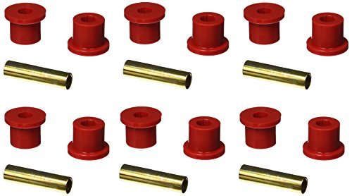 Prothane 67-87 Gm Rear Spring & Shackle Bushings (W/ 1.5In Bushings) - Red #TOP1