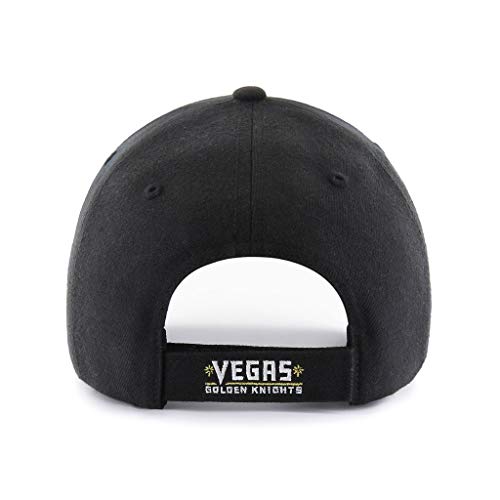 Gorra 47 Vegas Golden Knights NHL MVP Ajustable Negra miniatura 2