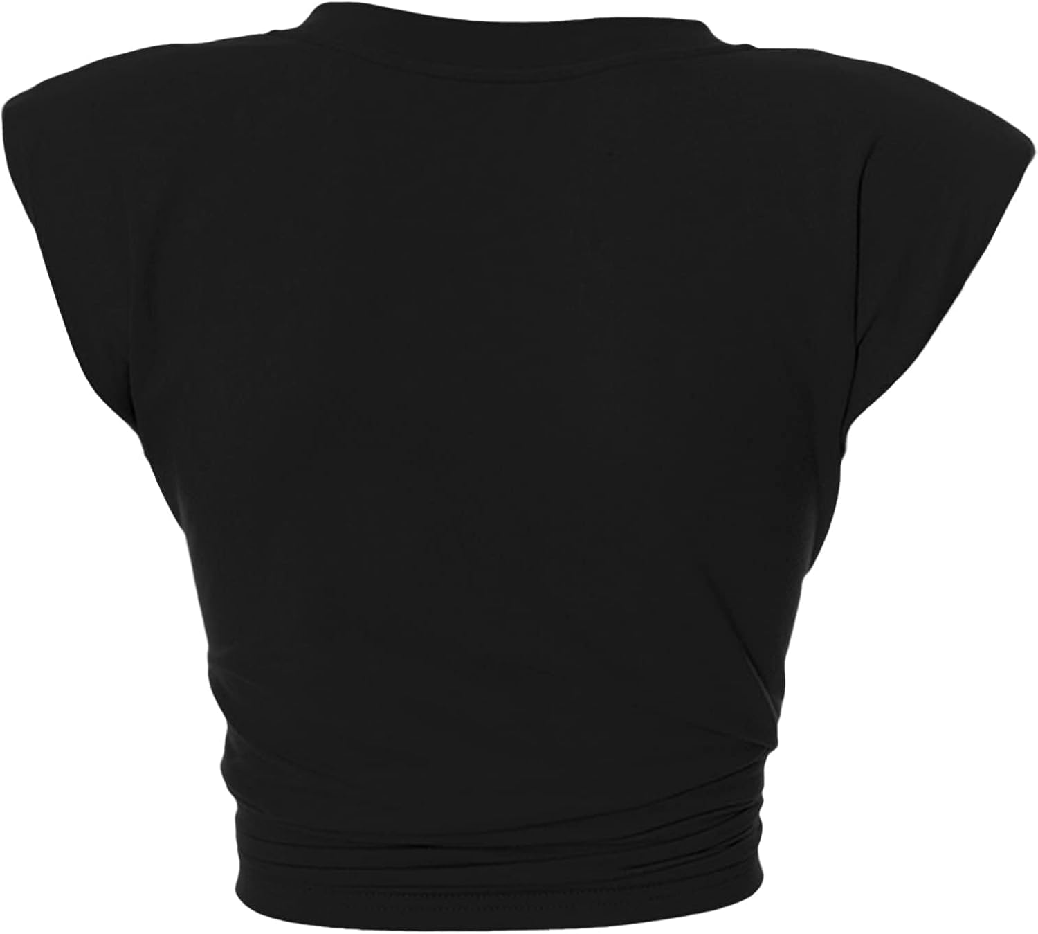 Avanova Women's Sleeveless Open Front Crop Top Sexy Tie Knot T-Shirt Basic Solid - Image 4