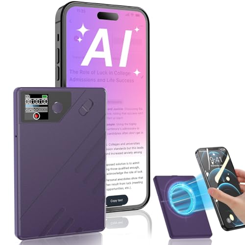 AI Voice Recorder, ChatGPT Transcribe & Summarize, 112 Languages Digital Voice Recorder, Noise Reduction Portable Dictaphone, 64GB HD Recording Device for Meetings, Lectures, Calls, Interviews