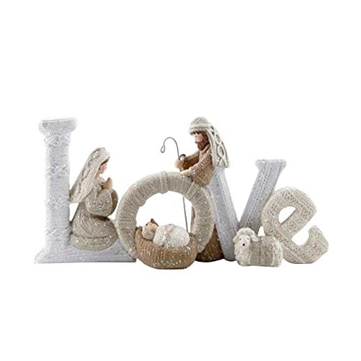 Figuras Navidad - Belén De Navidad | Figuras Para Belenes De Navidad De Resina, Figuras Para Belenes Navideños Decoracion - Exquisita Decoración De Letras Inglesas