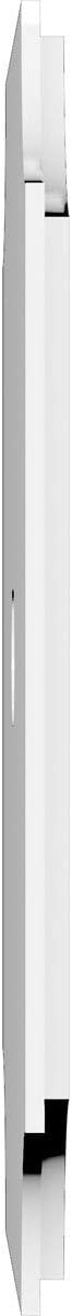 Locke 16" White PVC Contemporary Ceiling Medallion