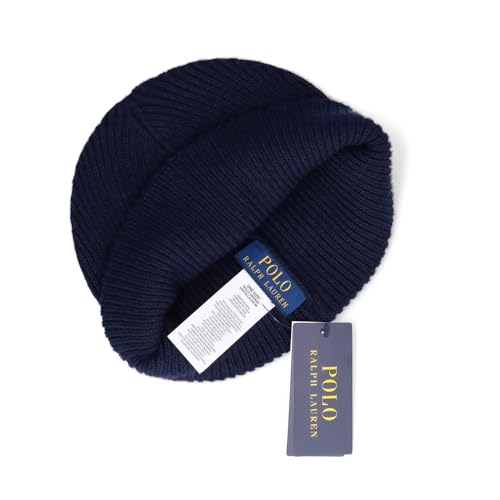 Image of POLO RALPH LAUREN Men's Solid Denim Bear Beanie