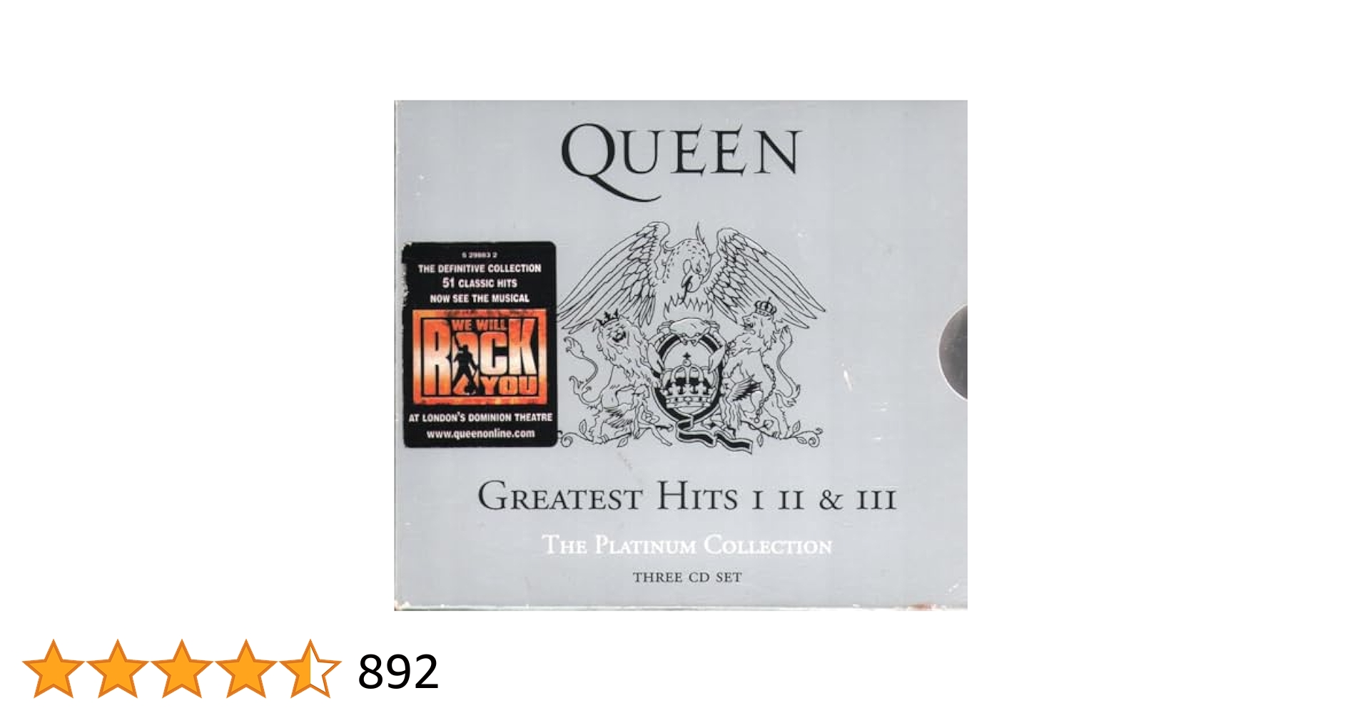 Queen - The Platinum Collection: Greatest Hits I II and III