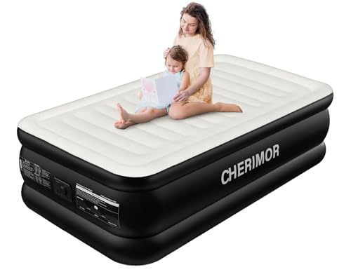 CHERIMOR Twin XL Air Mattress with Built-in Pump